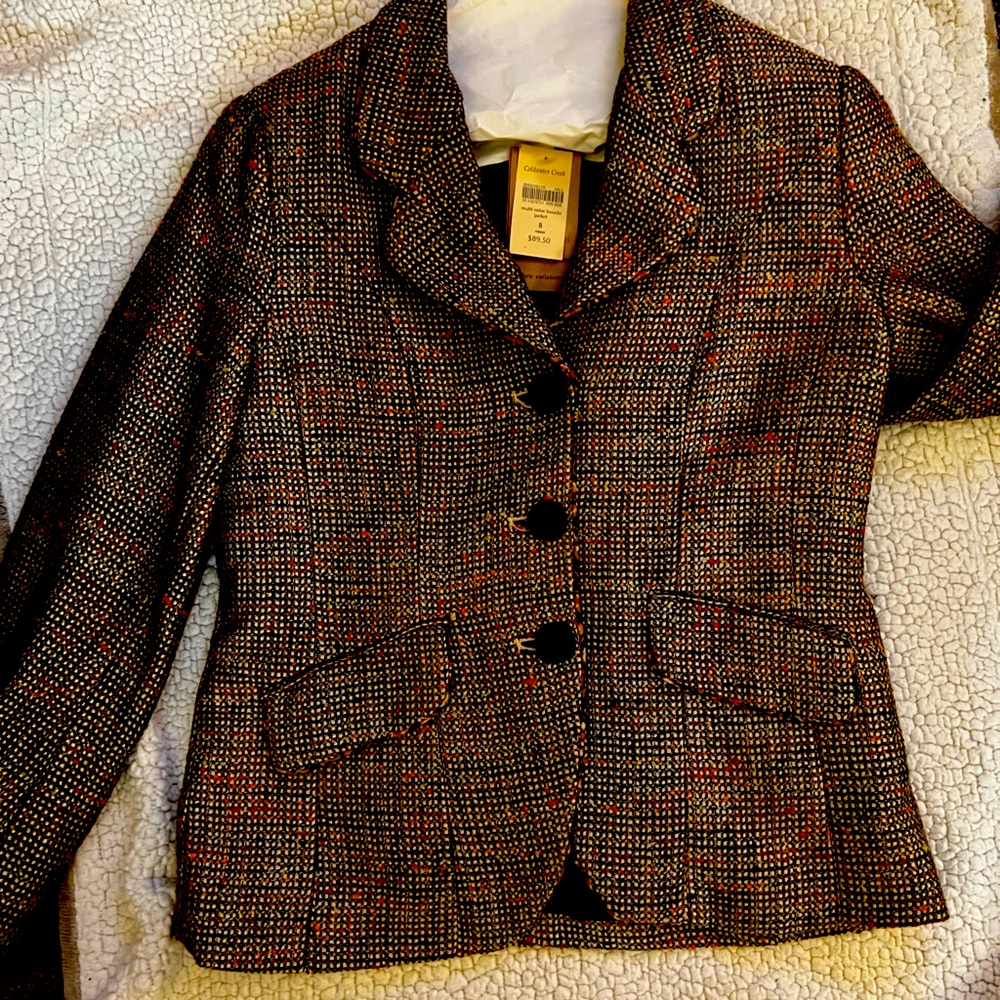 NWT Coldwater Creek boucle jacket.